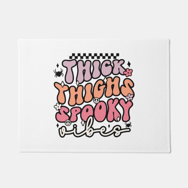 Retro Halloween Fußmatte (Vorderseite)