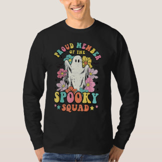 Retro Halloween Geist Stolz Mitglied Der Gruselige T-Shirt