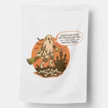 Retro Halloween Ghost Safety - Bleibe Safe