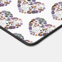 Retro Halloween Ghosts mit Roller Blades