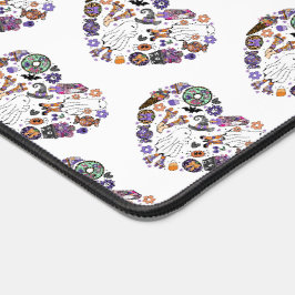 Retro Halloween Ghosts mit Roller Blades Schreibtischunterlage