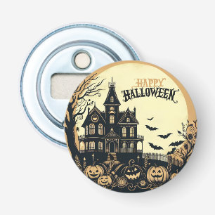 Retro-Halloween-Grafik glücklich Flaschenöffner