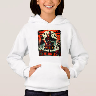 Retro Halloween Horror Night 80er Slasher Vibes Hoodie