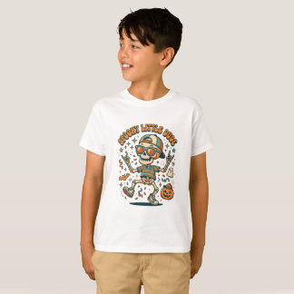 Retro-Halloween-Kinder-T-Shirt ,Gruseliger kleiner T-Shirt