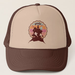 Retro Halloween Kostüm Spooky Spuk House Ghost Truckerkappe