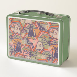 Retro Halloween Metall Brotdose