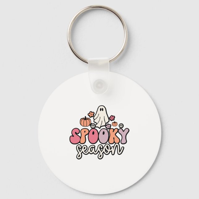 Retro Halloween Schlüsselanhänger (Vorderseite)
