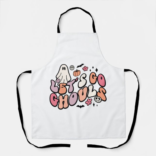 Retro Halloween Schürze (Vorderseite)