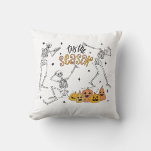 Retro Halloween Shirt, lustiges Halloween-Skull Kissen