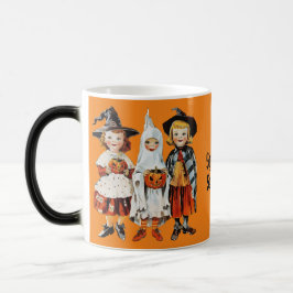 Retro Halloween Spooky Saison Verwandlungstasse