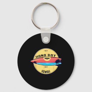 Retro Hana Y Hawaii Strand Surfen  Schlüsselanhänger