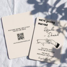 Retro Handgezeichnet Fette Verspielte Boho Hochzei