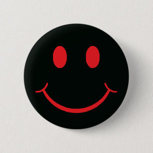 Retro Happy Face Button