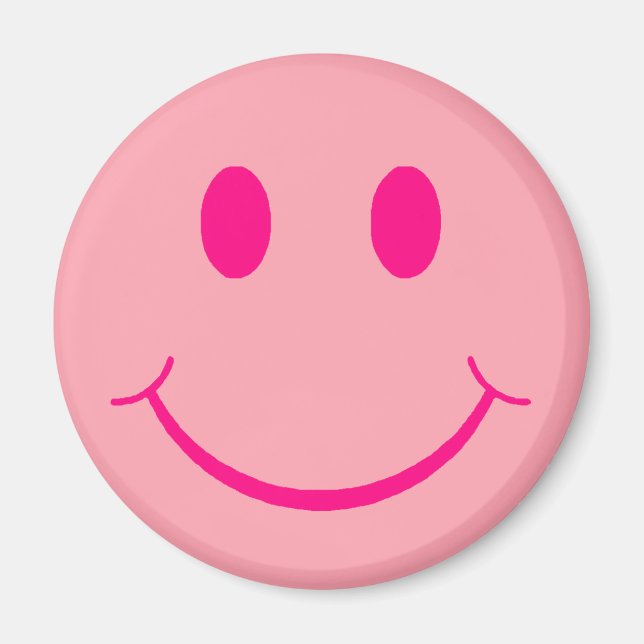Retro Happy Face Magnet (Vorne)