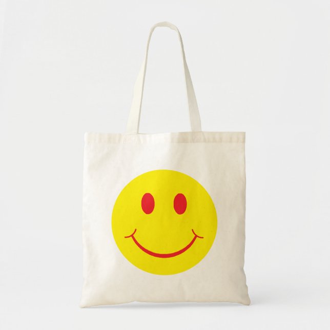 Retro Happy Face Tragetasche (Vorne)