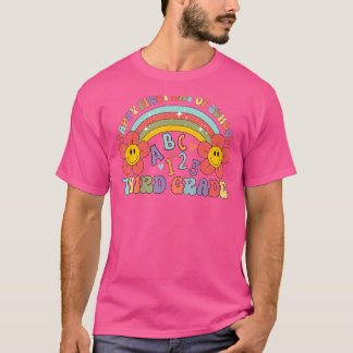 Retro Happy First Day School Lehrer Student Th T-Shirt
