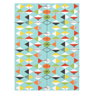 Retro Harlekin-Muster-Tischdecke Tischdecke