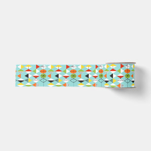 Retro Harlekin-Mustergrosgrain-Band Ripsband