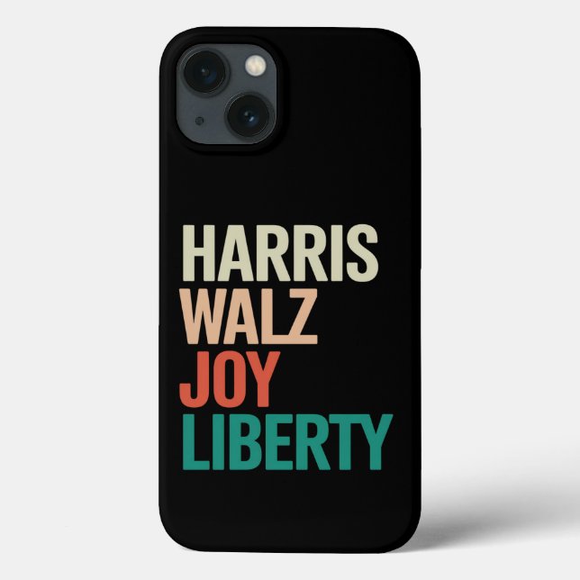 Retro Harris Waltz 2024 Harris Walz Joy Liberty Case-Mate iPhone Hülle (Rückseite)