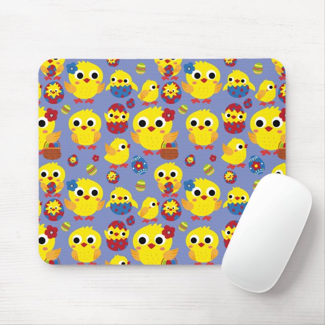 Retro Hatch Ostereier Mousepad (Mit Mouse)