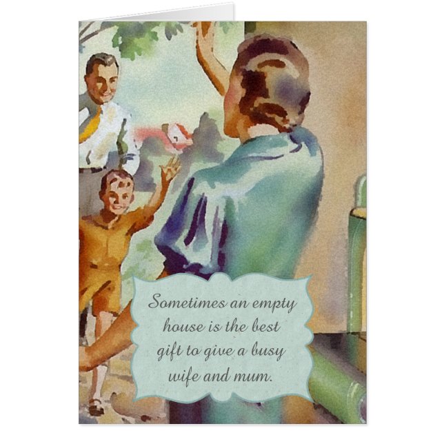 Retro Hausfrau (Vorne)