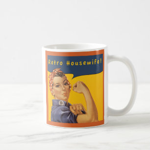 Retro Hausfrau! Kaffeetasse