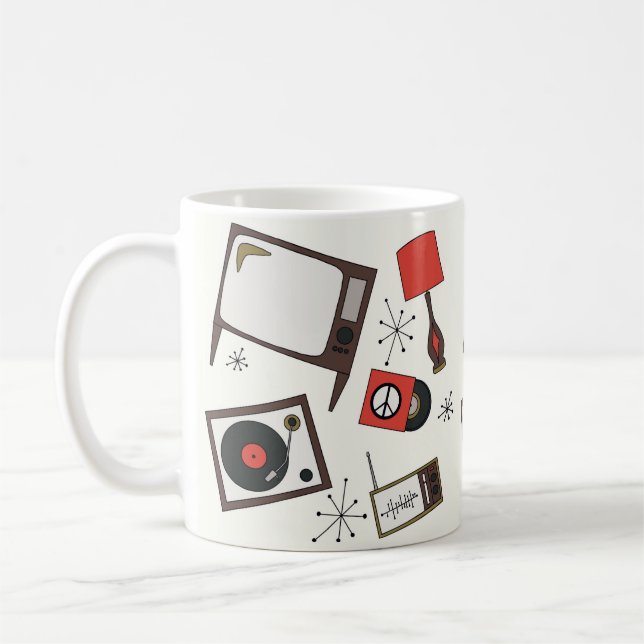 Retro-Haushaltsdesigns Kaffeetasse (Links)