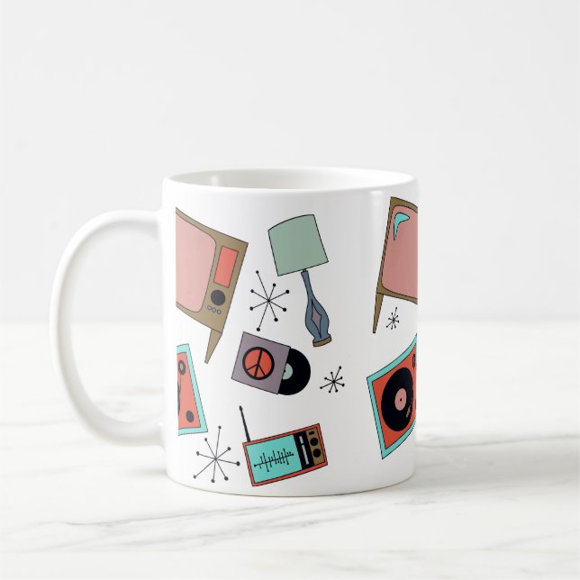 Retro-Haushaltsdesigns Kaffeetasse (Links)