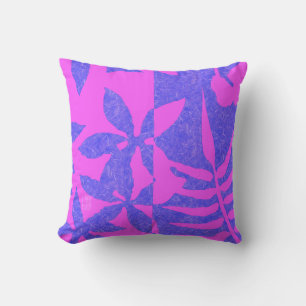 Retro-Hawaiianer-Blumen-Wurfkissen Kissen