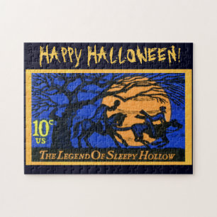 Retro-Headless-Horseman-Briefmarke