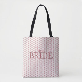 Retro Hearts Pink Burgundy Y2K Style Tasche
