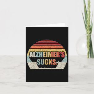 Retro Heimerheimers Dementia Heimerheimer-Krankhei Karte