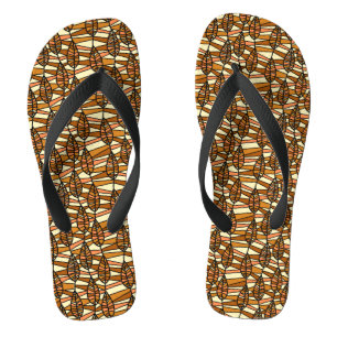 Retro Herbst Flip Flops