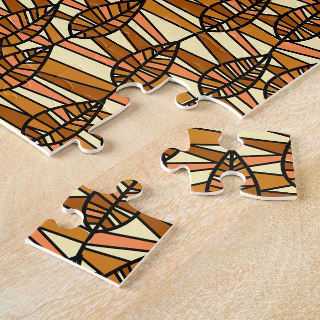 Retro-Herbst-Puzzle (Seite)