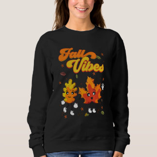 Retro Herbstgefühle Froher Herbst Euch Allen Herbs Sweatshirt