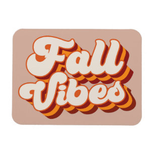 Retro-Herbstgefühle Magnet