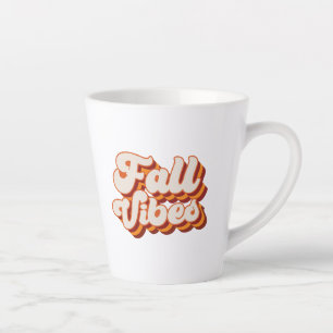 Retro-Herbstgefühle Milchtasse