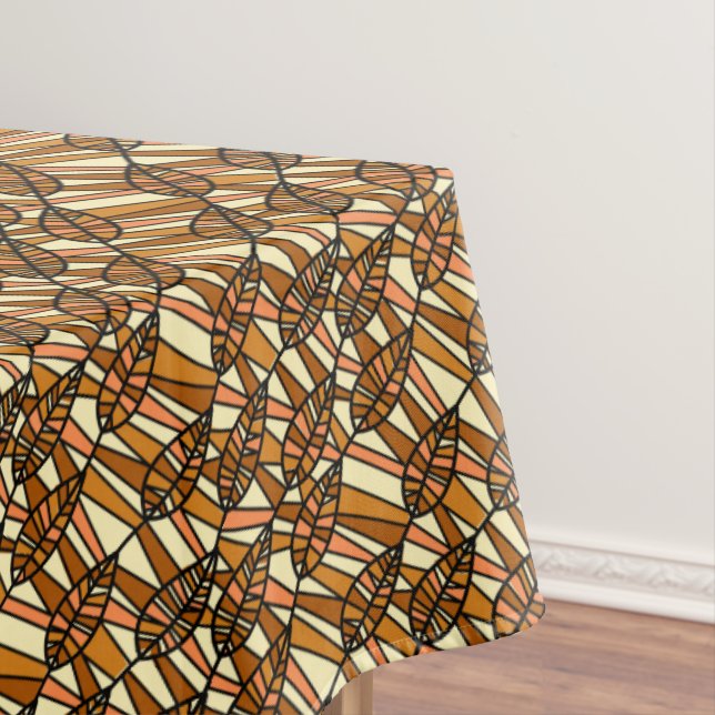 Retro Herbsttablette Tischdecke (Beispiel)