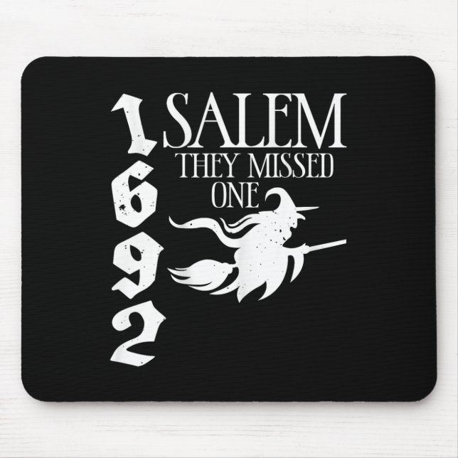 Retro Hexchy Salem 1692 verpassten sie eine Hexenh Mousepad (Vorne)