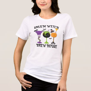 Retro Hexen sind verrückte Halloween Hexen Redewen Tri-Blend Shirt