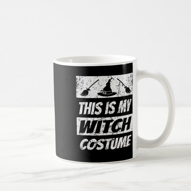 Retro Hexenmeister Halloween Matching Group Kostüm Kaffeetasse (Rechts)