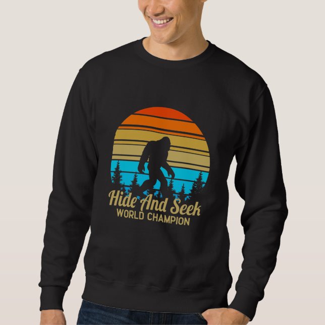 Retro Hide Seek World Champion Sweatshirt (Vorderseite)