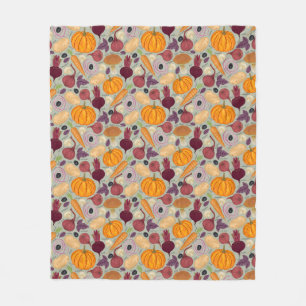 Retro Hintergrund vom Frischgemüse Fleecedecke