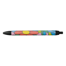 Retro Hippie Blume Art  Kugelschreiber