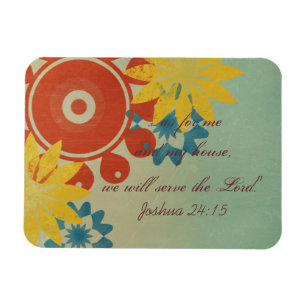 Retro-Hippie-Blume Magnet