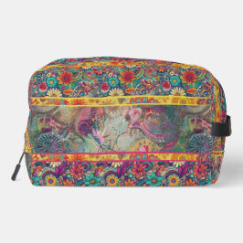 Retro Hippie: Fantasy Toilettentasche Waschbeutel
