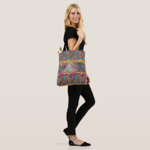 Rétro Hippie : Sac cabas Fantaisie Florale