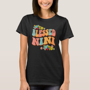 Retro Hippie Selige Oma für Frauen Blume Dec T-Shirt