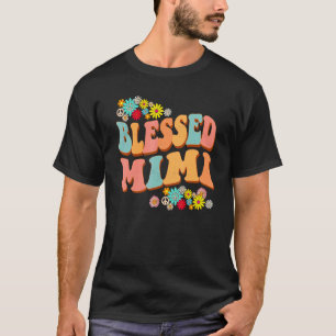 Retro Hippie Selige Oma für Frauen Blume Dec T-Shirt