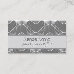 Retro Hipster Business Card, grau Visitenkarte